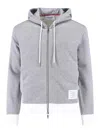 Thom Browne Grey Cotton Sweatshirt In Gray