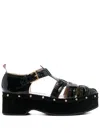 Thom Browne Heeled Sandal In Black