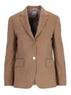 Thom Browne Fit 1 - Classic Sportcoat In  Solid Jacket In Camel