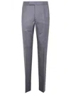 Thom Browne Fit 1 Back Strap Trouser In Super 120's Twill Clothing In Grey