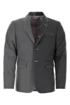 Thom Browne Two-tone Twill Blazer With Button Cuffs