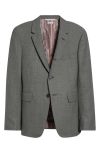Thom Browne Fit 1 Super 120s Wool Sport Coat In Black/white