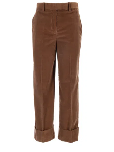 Thom Browne Fit 2 Beltloop Sack Trouser In Narrow Wale Corduroy