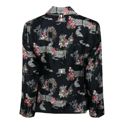 Thom Browne Fit 3 High Armhole Sport Coat Women In Multi