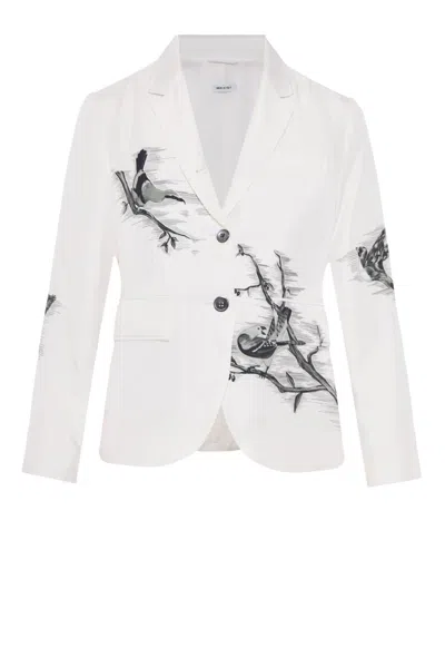 Thom Browne Fit 3 High Armhole Sportcoat Women In Neutral