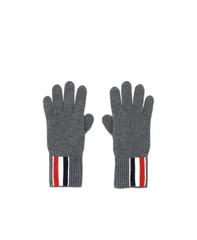 THOM BROWNE FIVE-FINGER GLOVES