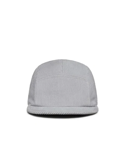 THOM BROWNE FIVE-PANEL CORDUROY BASEBALL CAP
