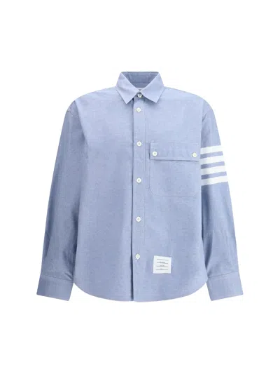 THOM BROWNE FLANNEL 4-BAR SHIRT