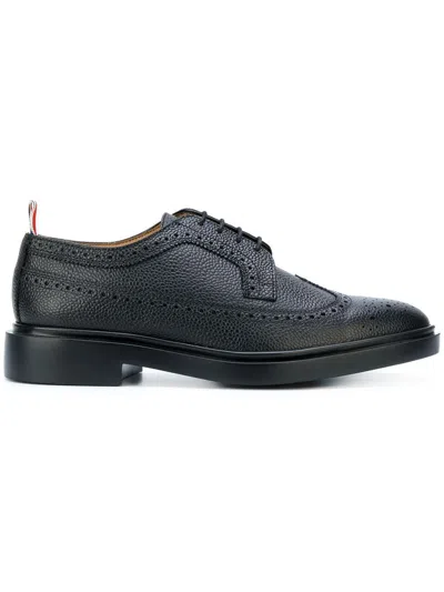 Thom Browne Flat Shoes In Black