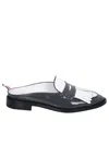 Thom Browne Flats In Gray