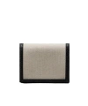 Thom Browne Folded Canvas Wallet In Nude