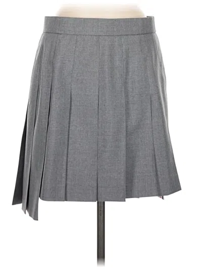 Pre-owned Thom Browne Formal Skirt In Gray