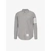 Thom Browne Chemise Ample En Coton In Med Grey