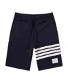 Thom Browne Pantaloncini Da Allenamento A 4 Barre In Black