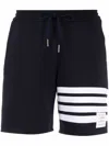 Thom Browne 4-bar Shorts In Navy