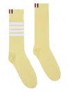 Thom Browne Four-bar Striped Mid-calf Socks