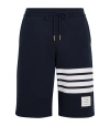 Thom Browne Pantaloncini Da Allenamento A 4 Barre In Navy