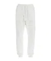 Thom Browne Four-striped Cotton Sweatpants In White