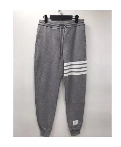 Thom Browne Four-striped Sweatpants In Gray