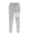 Thom Browne Four Stripes Track Pants In Gray
