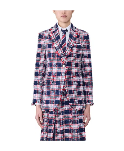 THOM BROWNE THOM BROWNE SPORTCOAT TWEED BLAZER