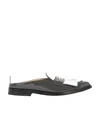 Thom Browne Varsity Penny Loafer With 2 Cm Heel In Black