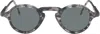 Thom Browne Round-frame Sunglasses In Gray