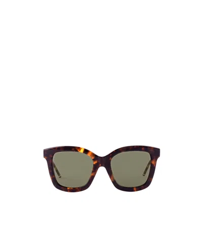 Thom Browne Full Frame Sunglasses In Green