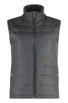 Thom Browne Full Zip Down Vest In Gray