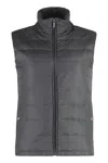 Thom Browne 4-bar Stripe Padded Gilet In Grey