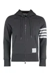 Thom Browne Gray Cotton Sweatshirt In Gray