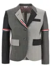 Thom Browne Mix And Match Patch Pocket Blazer In Gray