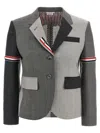 Thom Browne Mix And Match Patch Pocket Blazer In Gray