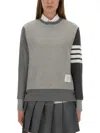 Thom Browne Funmix Classic Loopback 4-bar Sweatshirt