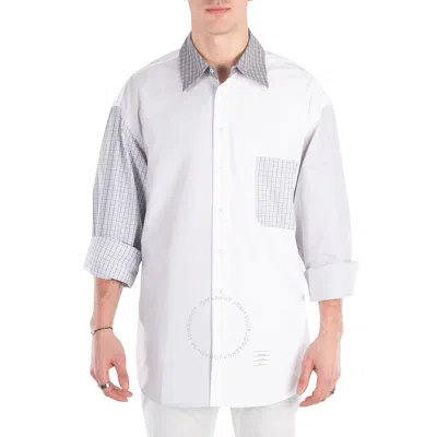 THOM BROWNE THOM BROWNE FUNMIX OVERSIZED LONG SLEEVE SHIRT