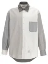 Thom Browne 'funmix Shirt Featuring Multi-pattern Design' In White