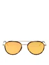 Thom Browne Med Titanium Sunglasses In Brown