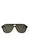 Thom Browne Brown Tortoise Acetate Sunglasses In Brown
