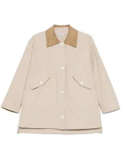Thom Browne Gardening Coat In Nude