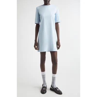 Thom Browne Garment Dye T-shirt Dress In Blue