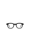 Thom Browne Geometric Frame Flat Glasses In Black