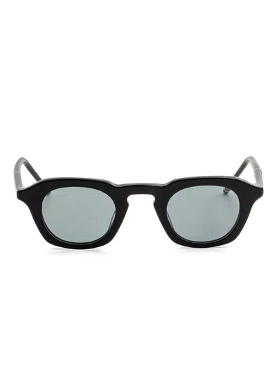 Thom Browne Geometric-frame Sunglasses In Black