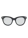 Thom Browne Geometric-frame Sunglasses In Black