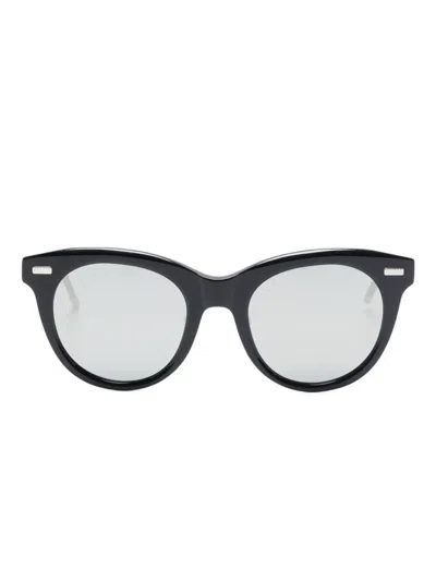 Thom Browne Geometric-frame Sunglasses In Black