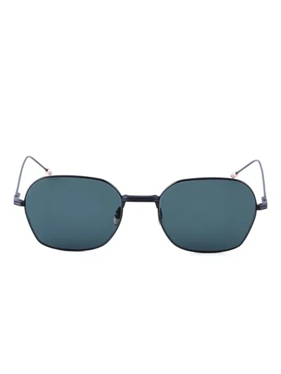 Thom Browne Geometric Frame Sunglasses In Blue