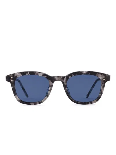 Thom Browne Geometric-frame Sunglasses In Gray
