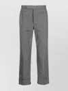 Thom Browne Gg Backstrap Trouser Cuffed Hem In Gray