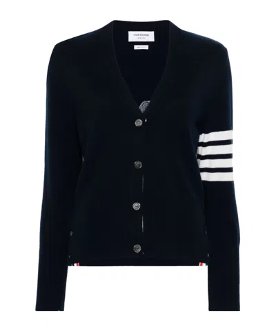 THOM BROWNE THOM BROWNE GINGERBREAD COOKIE-INTARSIA BUTTONED CARDIGAN