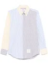 Thom Browne Gingham-check Poplin Shirt In Multi