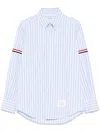 Thom Browne Gingham-check Poplin Shirt In Multi